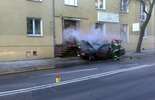 Pożar samochodu na ul. Narutowicza w Lublinie (zdjęcie 4)