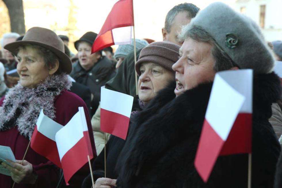  Marsz Krucjaty Różańcowej w centrum Lublina (zdjęcie 1) - Autor: Maciej Kaczanowski