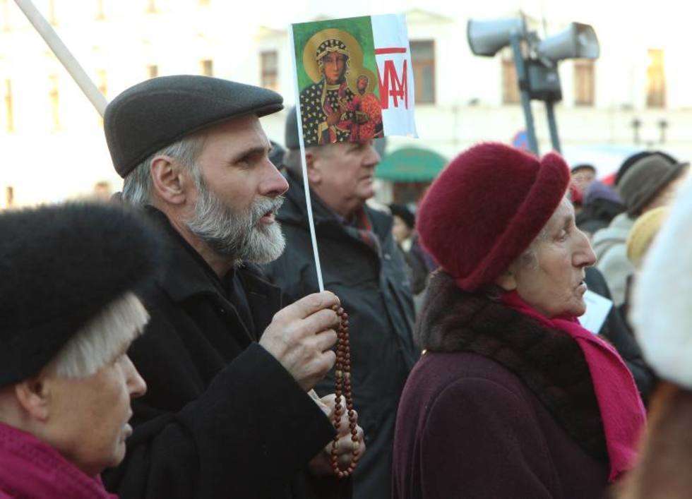 Marsz Krucjaty Różańcowej w centrum Lublina (zdjęcie 7) - Autor: Maciej Kaczanowski