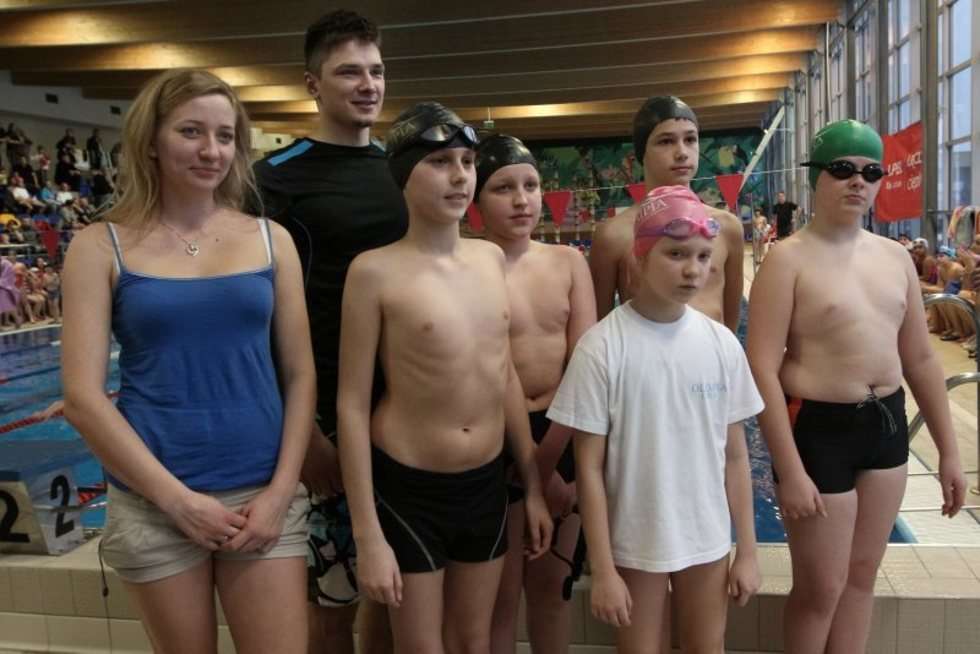  Zawody pływackie na basenie MOSIR w Lublinie (zdjęcie 15) - Autor: Wojciech Nieśpiałowski