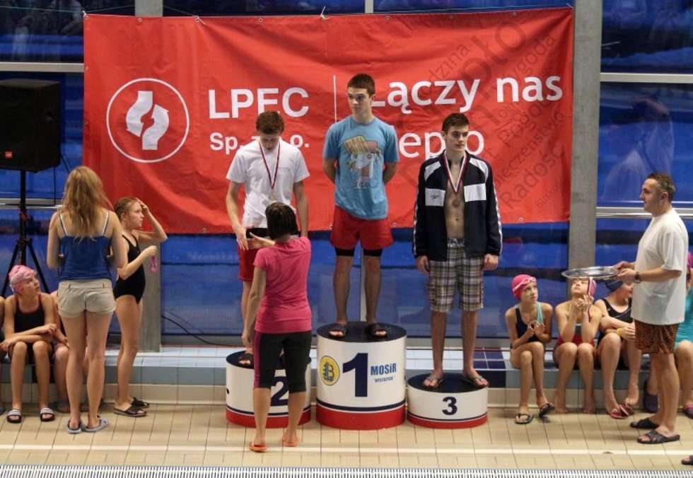  Zawody pływackie na basenie MOSIR w Lublinie (zdjęcie 5) - Autor: Wojciech Nieśpiałowski