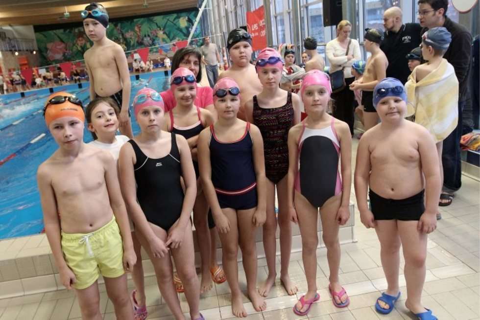  Zawody pływackie na basenie MOSIR w Lublinie (zdjęcie 9) - Autor: Wojciech Nieśpiałowski