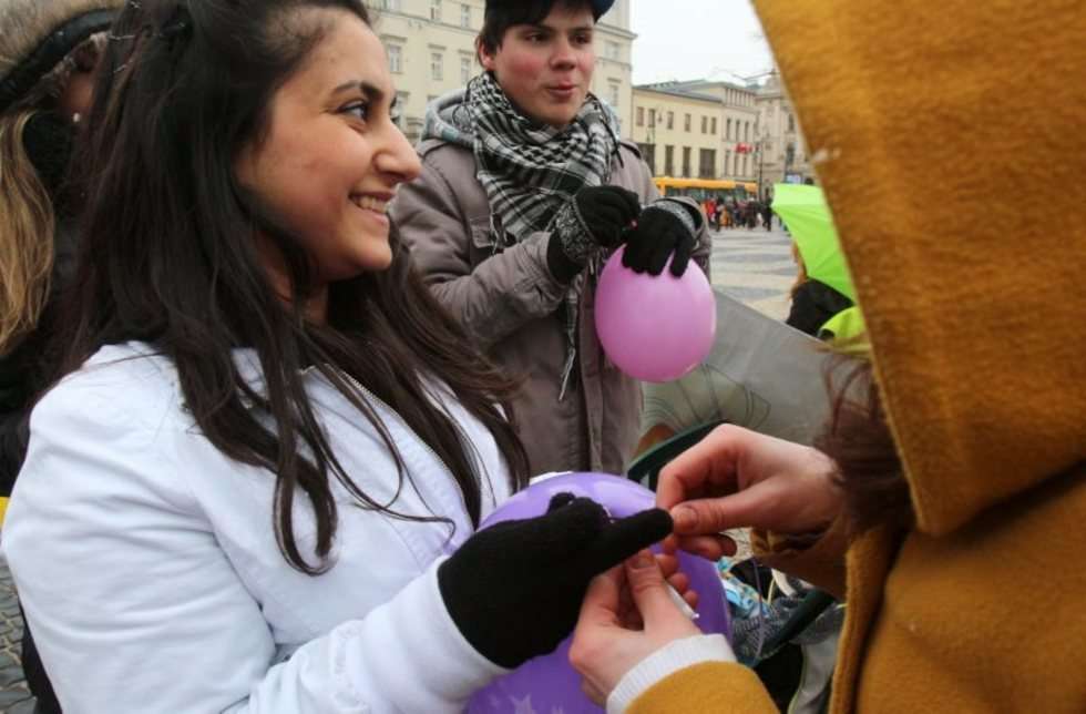  Mam haka na raka - akcja w Lublinie (zdjęcie 7) - Autor: Dorota Awiorko - Klimek