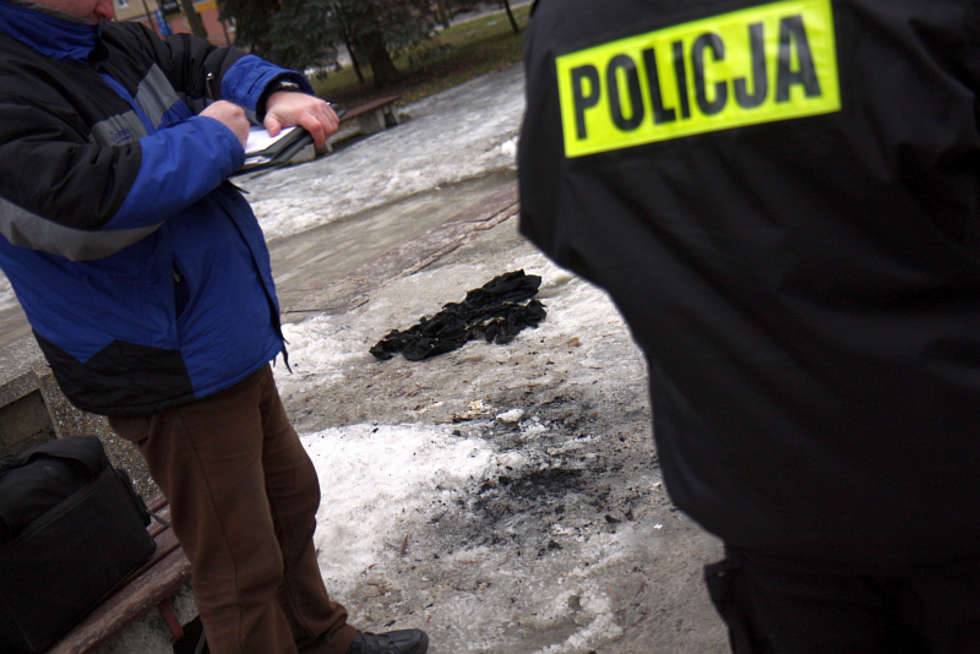  Mężczyzna podpalił się w Świdniku (zdjęcie 2) - Autor: Jacek Świerczyński