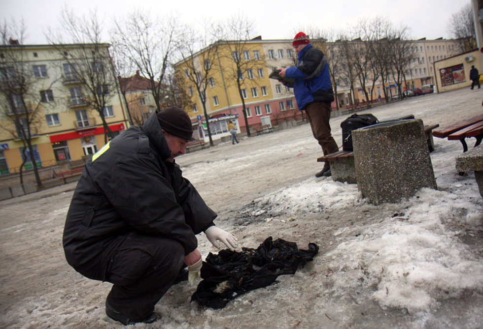  Mężczyzna podpalił się w Świdniku (zdjęcie 5) - Autor: Jacek Świerczyński