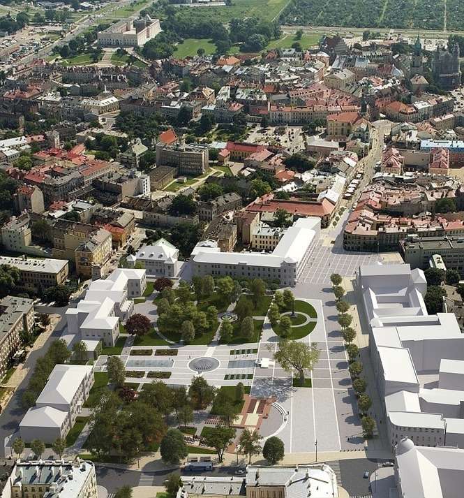 Projekt rewitalizacji Placu Litewskiego biura Idea z 2010 r.