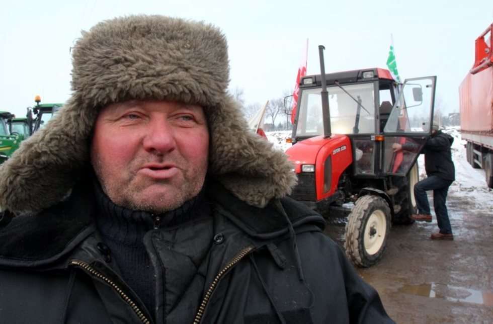  Protest rolników pod Lubartowem (zdjęcie 10) - Autor: Dorota Awiorko - Klimek
