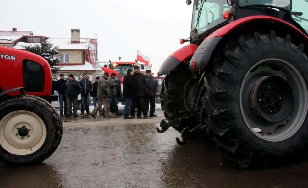  Protest rolników pod Lubartowem (zdjęcie 13) - Autor: Dorota Awiorko - Klimek