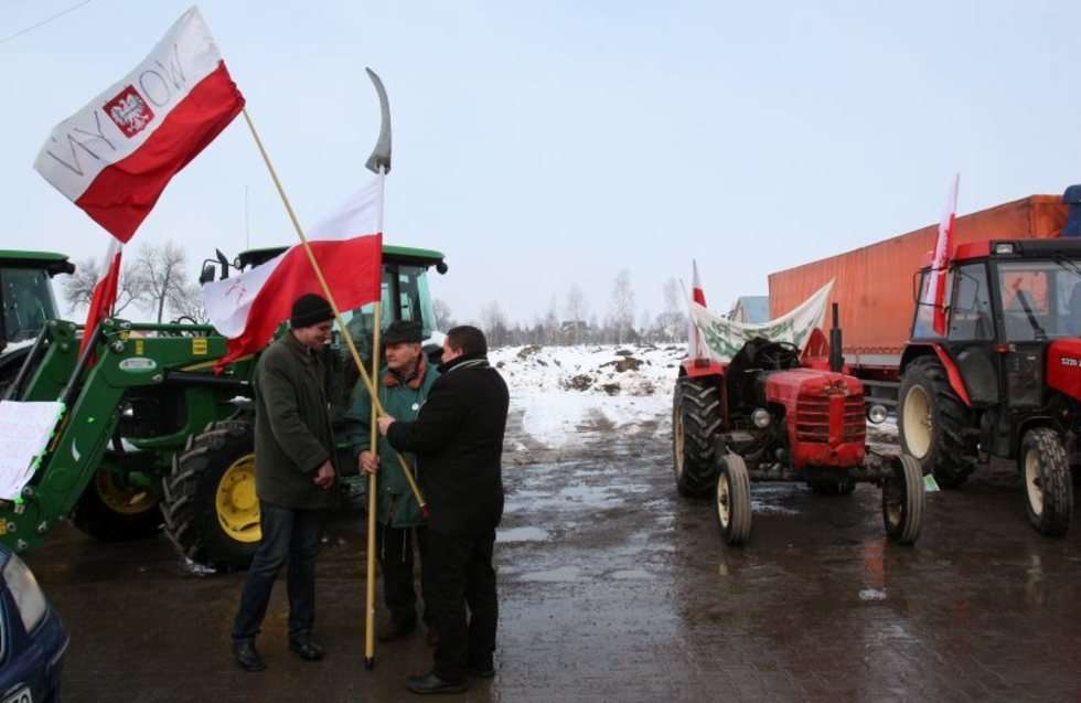  Protest rolników pod Lubartowem (zdjęcie 16) - Autor: Dorota Awiorko - Klimek