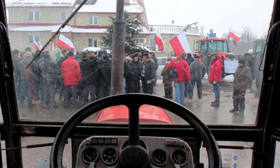  Protest rolników pod Lubartowem (zdjęcie 23) - Autor: Dorota Awiorko - Klimek