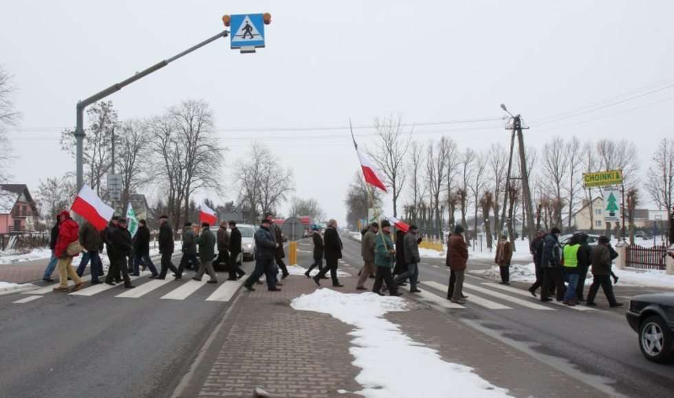  Protest rolników pod Lubartowem (zdjęcie 9) - Autor: Dorota Awiorko - Klimek
