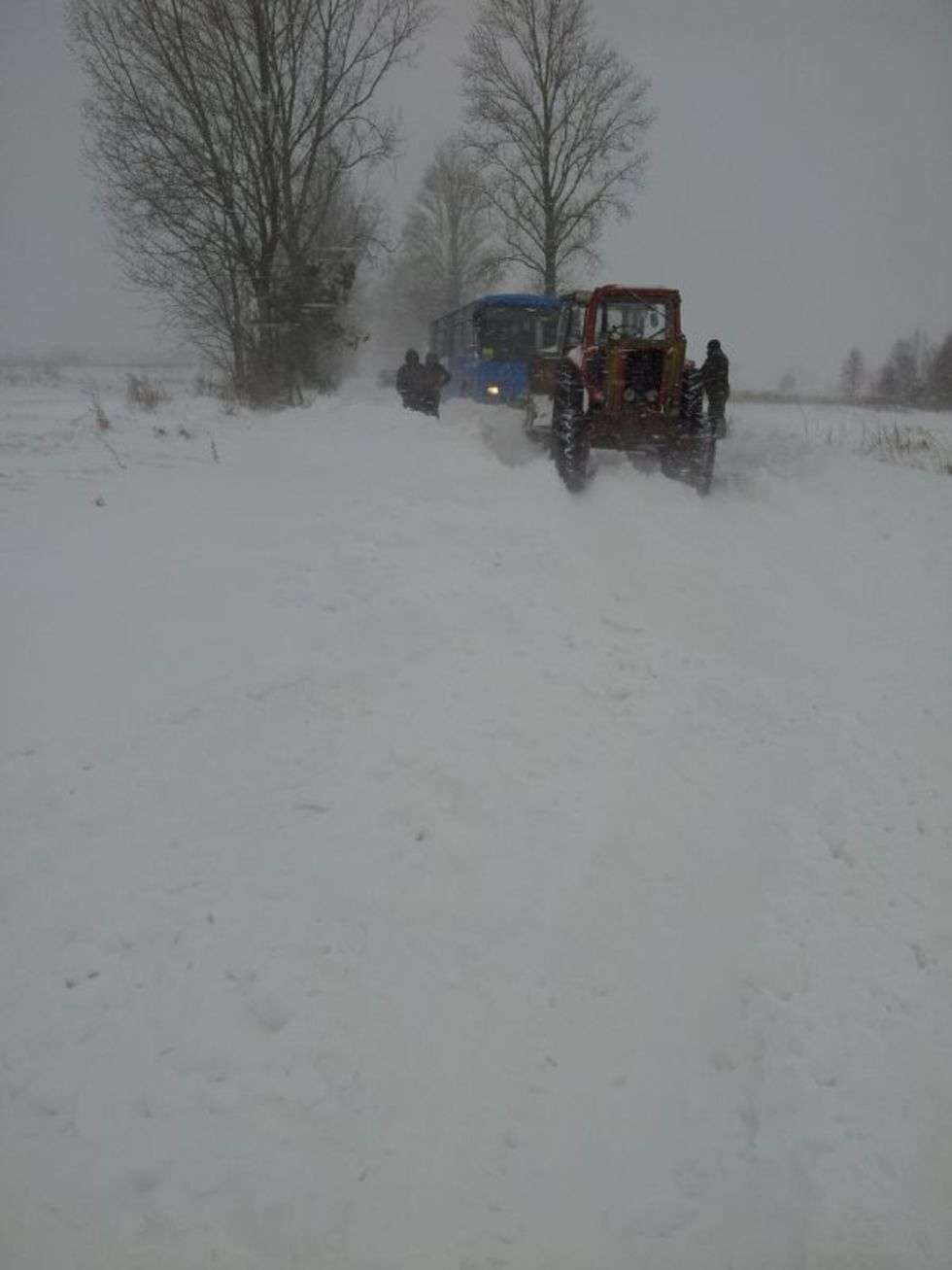  Zima w gminie Milejów