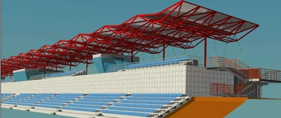  Lublin: Nowy stadion Startu - wizualizacje (zdjęcie 6) - Autor: wizualizacja
