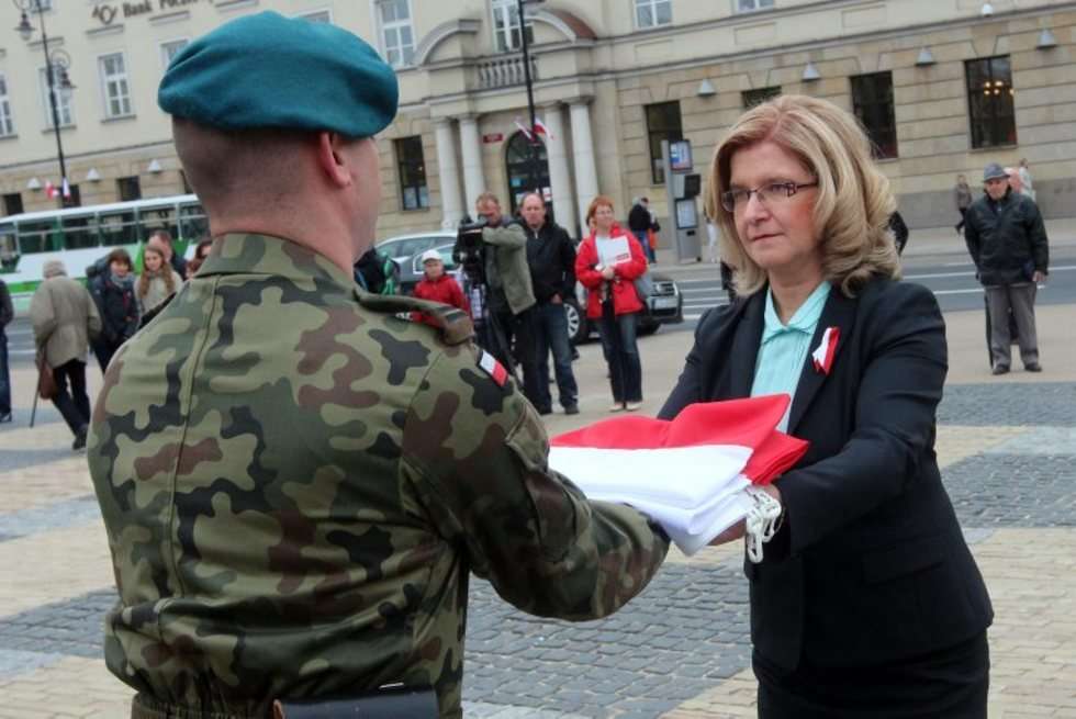  Dzień Flagi Rzeczypospolitej Polskiej w Lublinie (zdjęcie 6) - Autor: Wojciech Nieśpiałowski