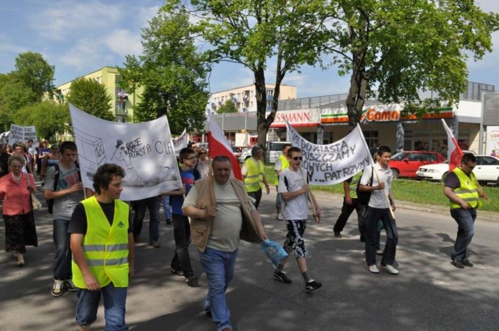  Protest w Chełmie (zdjęcie 3) - Autor: Krzysztof Lewczuk