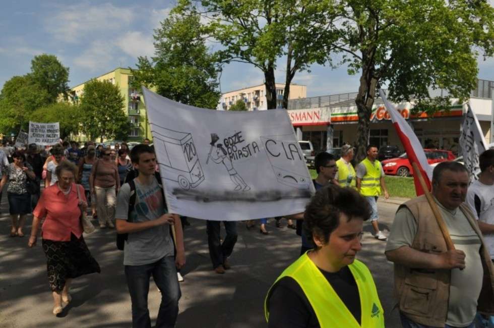  Protest w Chełmie (zdjęcie 4) - Autor: Krzysztof Lewczuk
