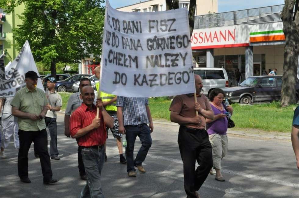  Protest w Chełmie (zdjęcie 6) - Autor: Krzysztof Lewczuk