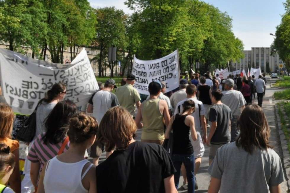 Protest w Chełmie (zdjęcie 9) - Autor: Krzysztof Lewczuk