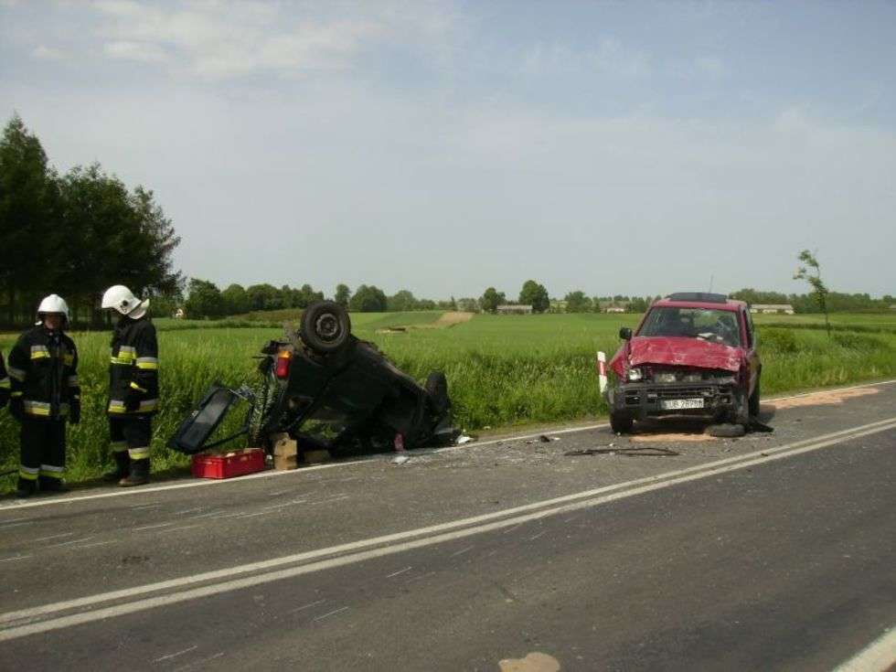  Wypadek w Tomaszowicach (zdjęcie 7) - Autor: Marek Wieczerzak