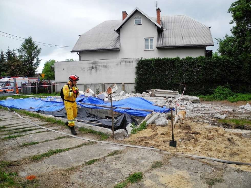  Strażacy ćwiczą na wypadek katastrofy (zdjęcie 11) - Autor: Tomasz Baran / KW PSP Lublin