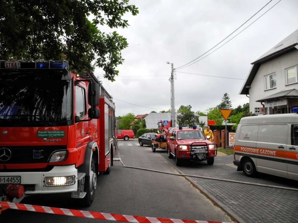  Strażacy ćwiczą na wypadek katastrofy (zdjęcie 4) - Autor: Tomasz Baran / KW PSP Lublin