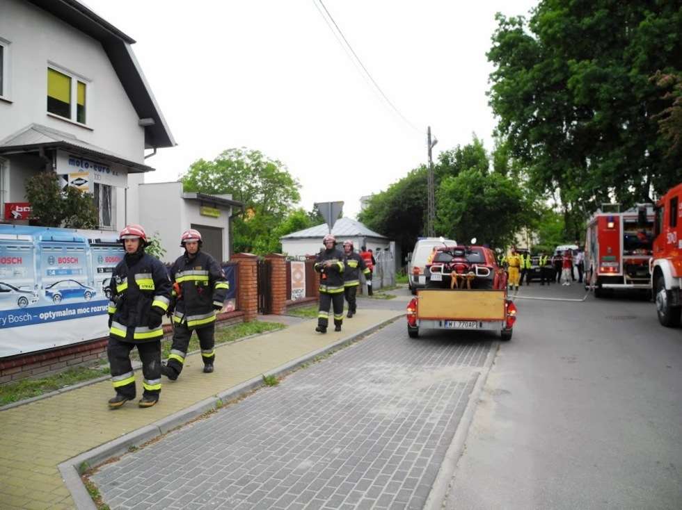  Strażacy ćwiczą na wypadek katastrofy (zdjęcie 8) - Autor: Tomasz Baran / KW PSP Lublin