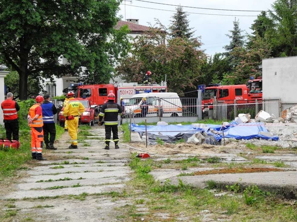  Strażacy ćwiczą na wypadek katastrofy (zdjęcie 9) - Autor: Tomasz Baran / KW PSP Lublin