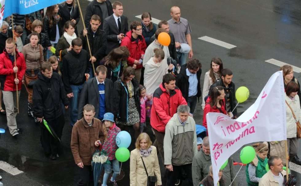  Marsz Życia 2013 w Lublinie (zdjęcie 3) - Autor: Dorota Awiorko - Klimek