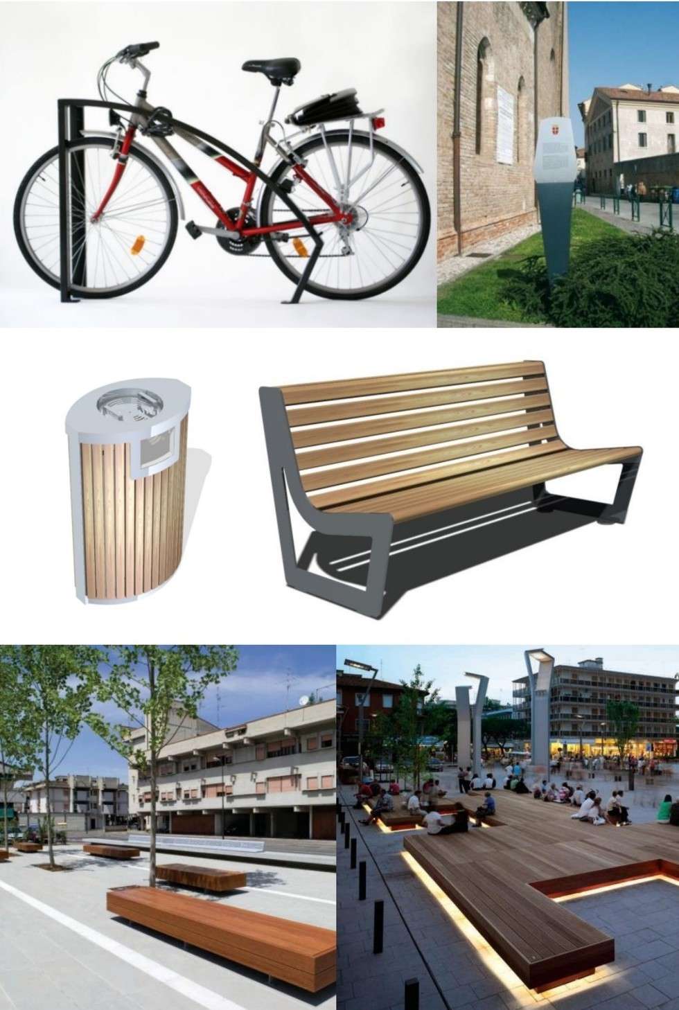  
Przewidziane są również stojaki dla rowerów, które staną wzdłuż nowego odcinka deptaka. Wysokiej jakości mają być też inne elementy małej architektury.
