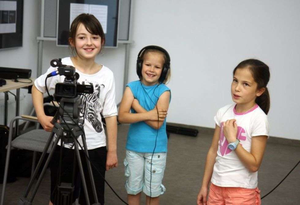 Warsztaty filmowania dla dzieci w Biblio (zdjęcie 11) - Autor: Jacek Świerczyński