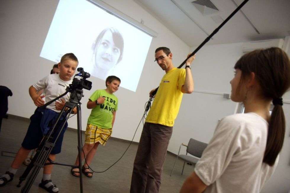  Warsztaty filmowania dla dzieci w Biblio (zdjęcie 3) - Autor: Jacek Świerczyński