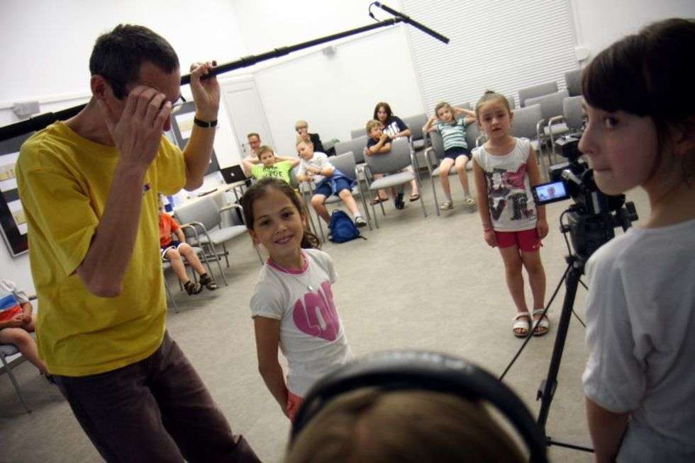  Warsztaty filmowania dla dzieci w Biblio (zdjęcie 5) - Autor: Jacek Świerczyński