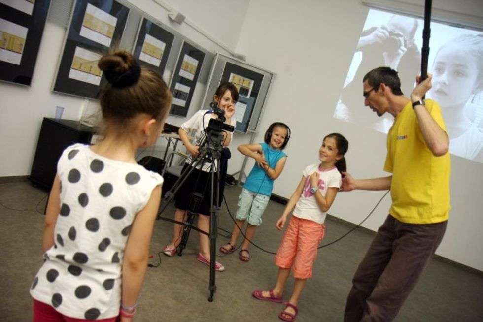  Warsztaty filmowania dla dzieci w Biblio (zdjęcie 6) - Autor: Jacek Świerczyński