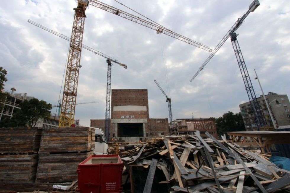  Budowa CSK w Lublinie (zdjęcie 11) - Autor: Wojciech Nieśpiałowski