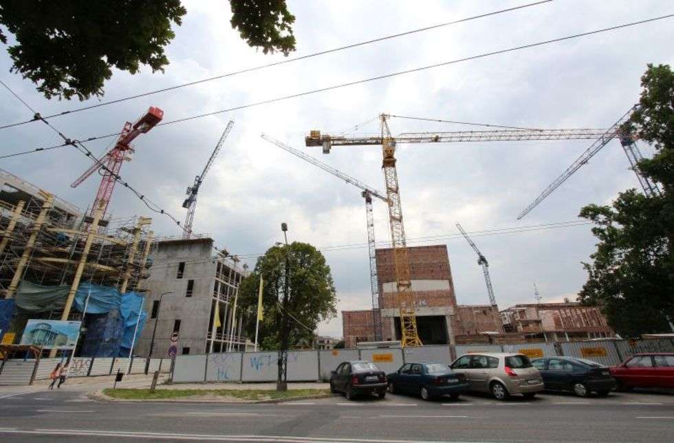  Budowa CSK w Lublinie (zdjęcie 12) - Autor: Wojciech Nieśpiałowski