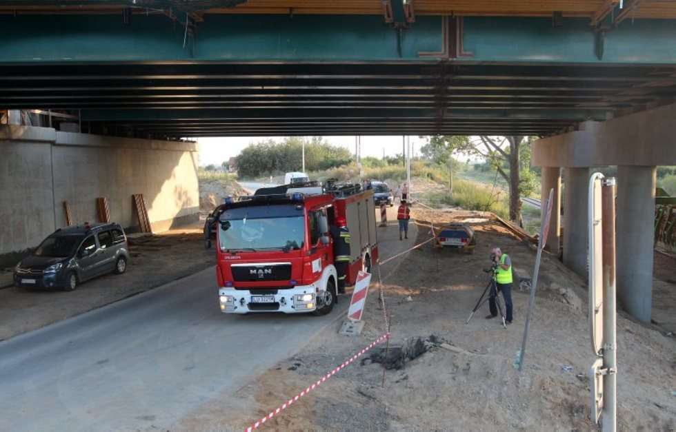  Wypadek na przejeździe kolejowym  - Autor: Wojciech Nieśpiałowski