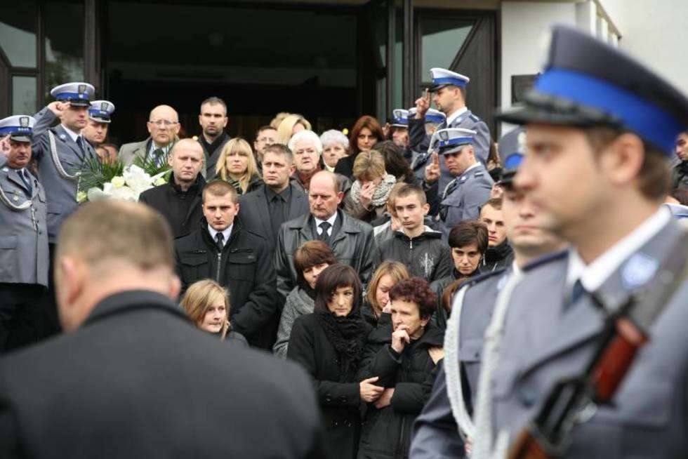  Pogrzeb policjanta w Lublinie (zdjęcie 11) - Autor: Maciej Kaczanowski