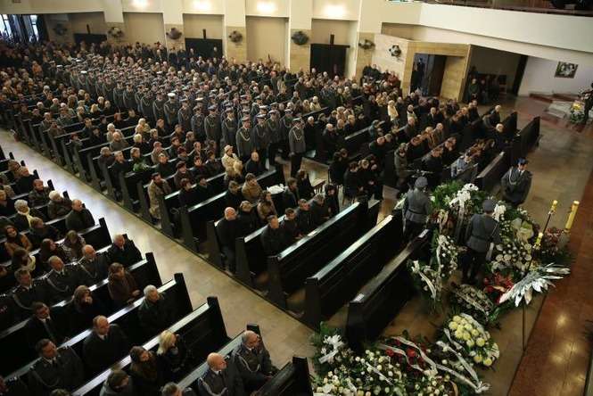 Pogrzeb policjanta w Lublinie - Autor: Maciej Kaczanowski