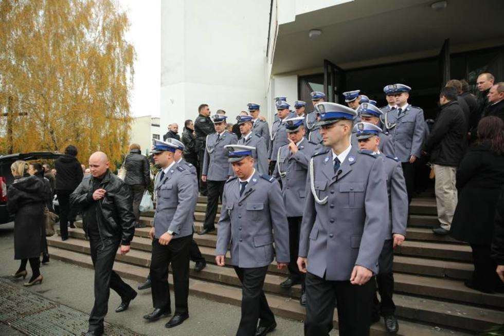 Pogrzeb policjanta w Lublinie (zdjęcie 5) - Autor: Maciej Kaczanowski