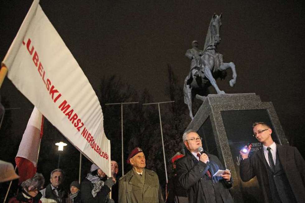  III Lubelski Marsz Niepodległości (zdjęcie 20) - Autor: Maciej Kaczanowski