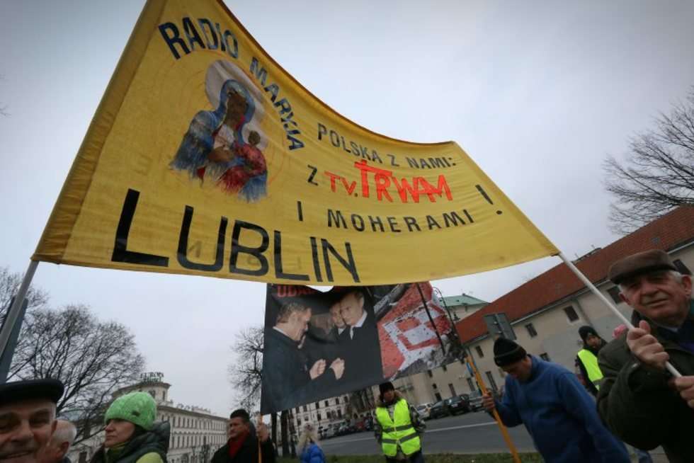  Lublin - marsz w obronie TV Trwam (zdjęcie 15) - Autor: Wojciech Nieśpiałowski
