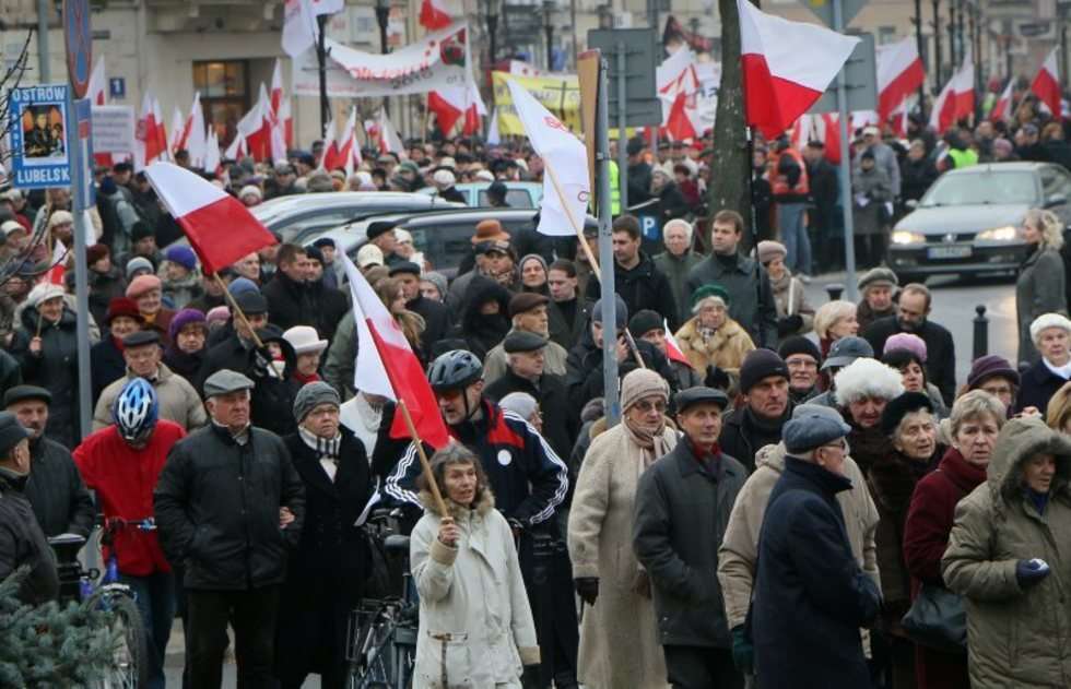  Lublin - marsz w obronie TV Trwam (zdjęcie 24) - Autor: Wojciech Nieśpiałowski
