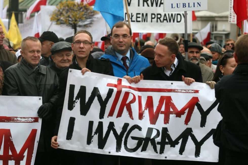  Lublin - marsz w obronie TV Trwam (zdjęcie 26) - Autor: Wojciech Nieśpiałowski