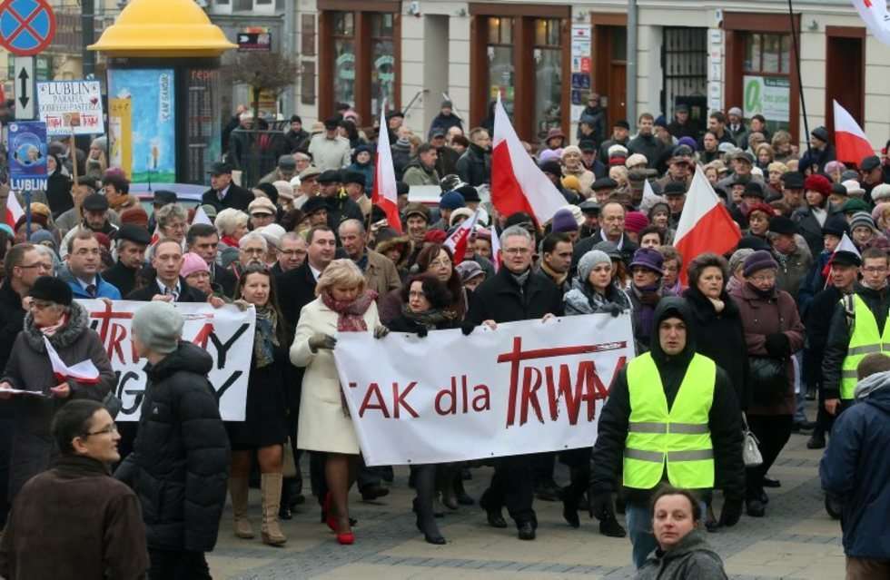  Lublin - marsz w obronie TV Trwam (zdjęcie 30) - Autor: Wojciech Nieśpiałowski