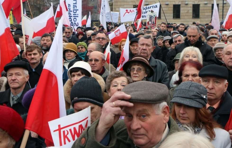  Lublin - marsz w obronie TV Trwam  - Autor: Wojciech Nieśpiałowski