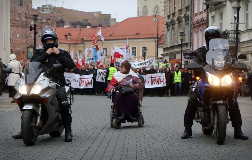  Lublin - marsz w obronie TV Trwam (zdjęcie 5) - Autor: Wojciech Nieśpiałowski