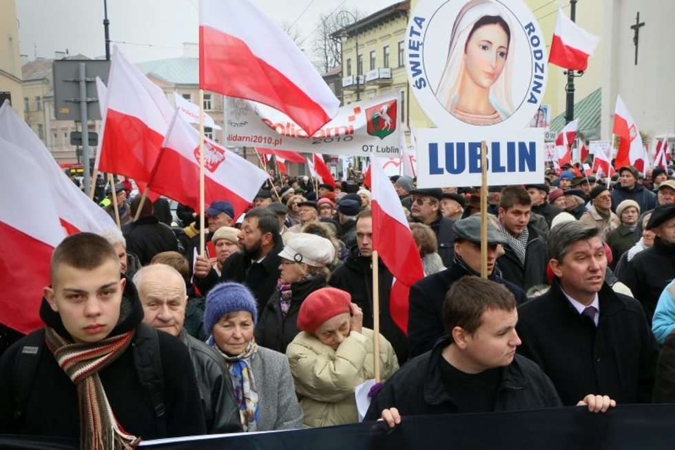  Lublin - marsz w obronie TV Trwam (zdjęcie 7) - Autor: Wojciech Nieśpiałowski