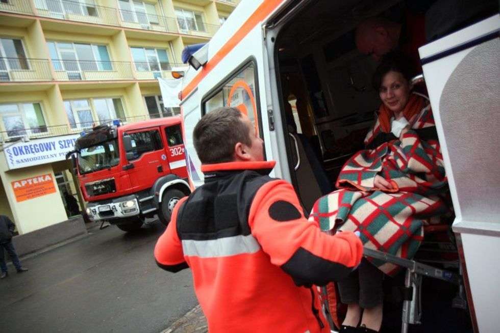  Ćwiczenia ratunkowe w Szpitalu Kolejowym (zdjęcie 12) - Autor: Jacek Świerczyński