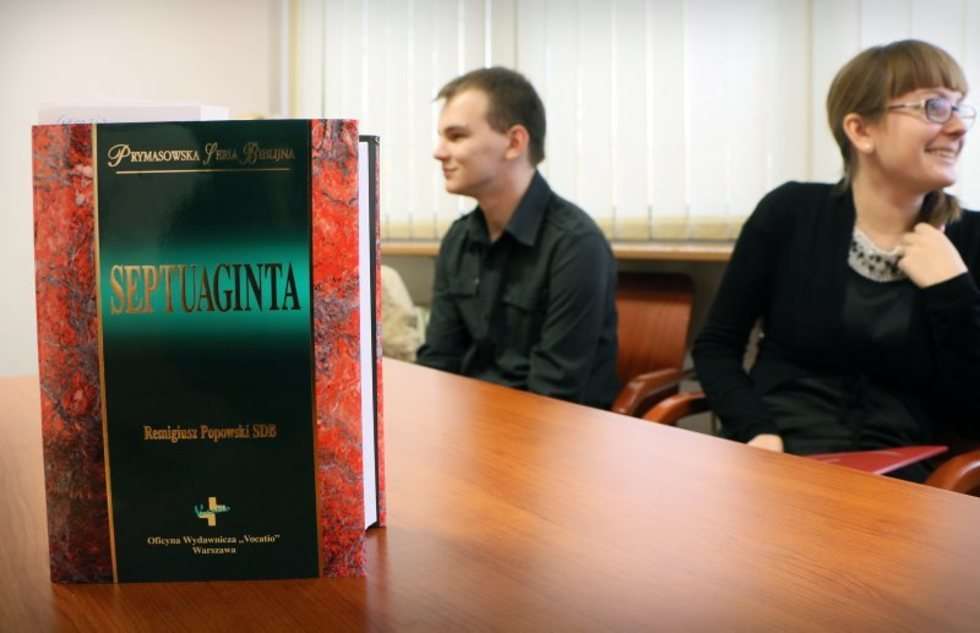 Prezentacja pierwszego polskiego przekładu Septuaginty (zdjęcie 3) - Autor: Wojciech Nieśpiałowski