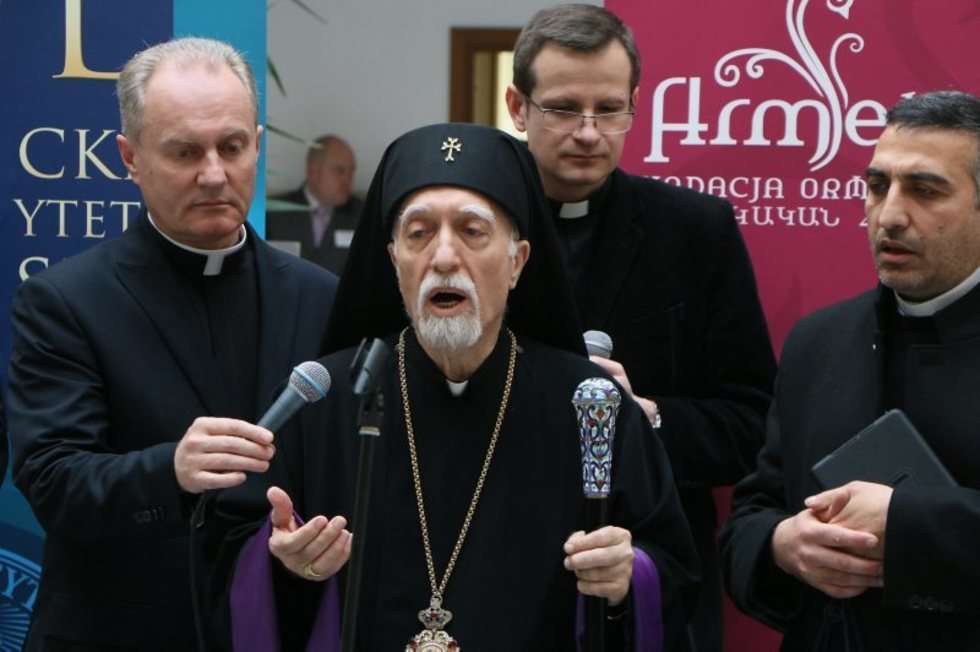  Patriarcha Nerses Bedros XIX na KUL (zdjęcie 4) - Autor: Wojciech Nieśpiałowski